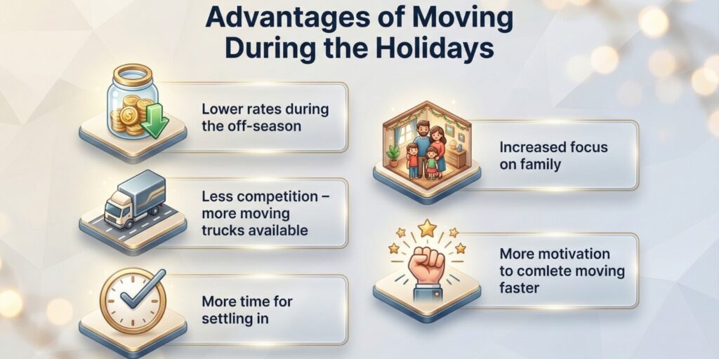 advantages moving during holiday season
